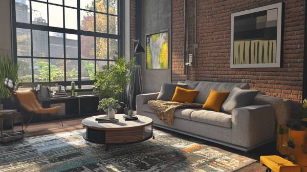 Budget Friendly Penthouse Apartment Decor photo