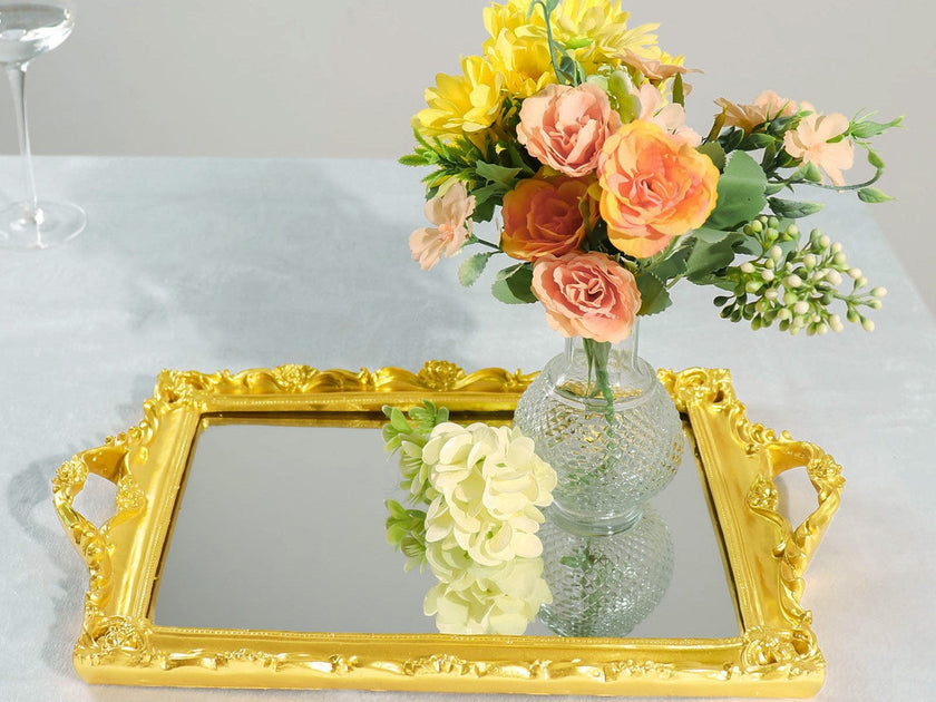 Centerpiece Trays & Mirrors 