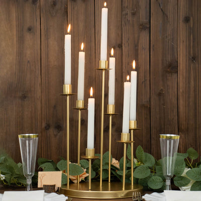 taper candle holders, gold candle holders, candlestick holders, metal candle holders, candelabra centerpiece#size_parent
