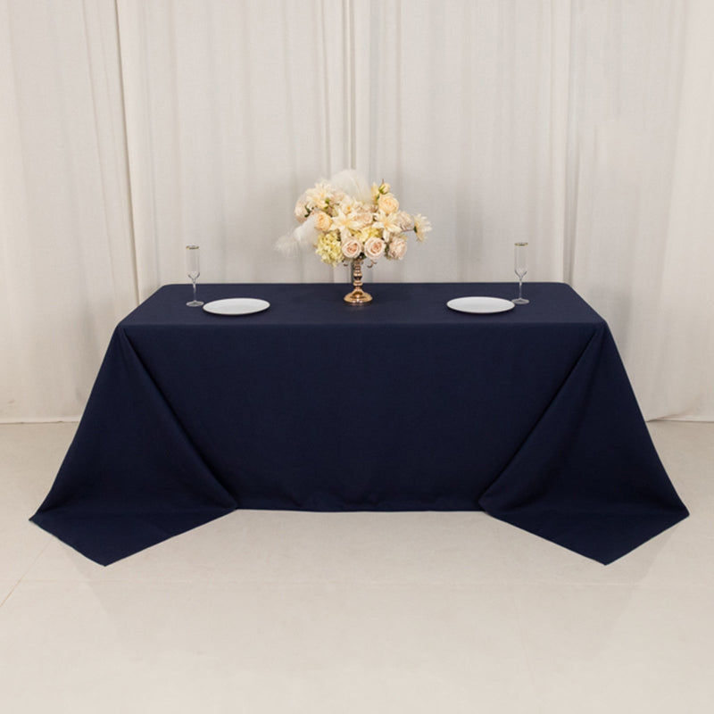 Cotton Blend Rectangular Tablecloth Seamless 90