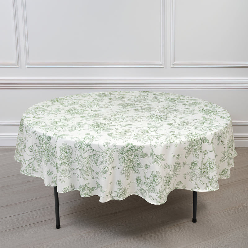 Polyester Round Tablecloth 90