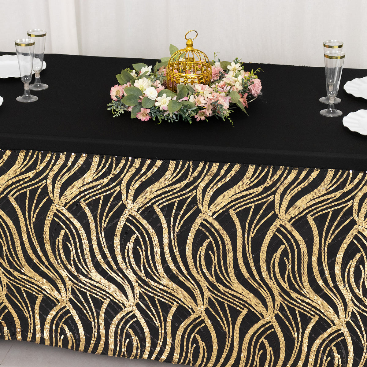 Gordon Crest Tablecloth - Black Style main image 1