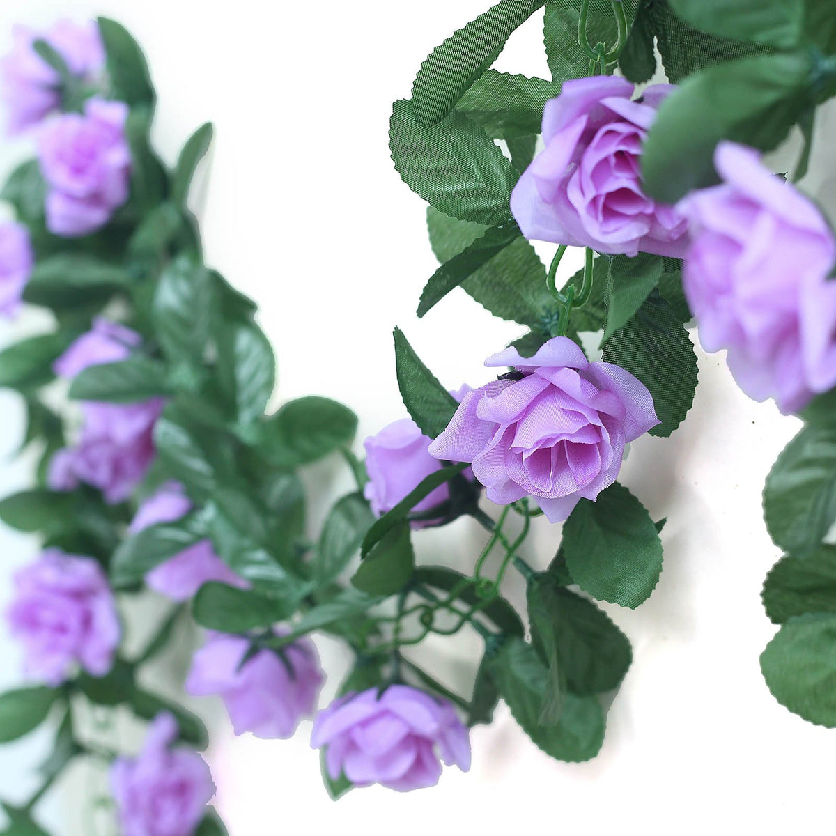 Artificial Silk Rose Garland UV Protected Flower Chain | eHomemart