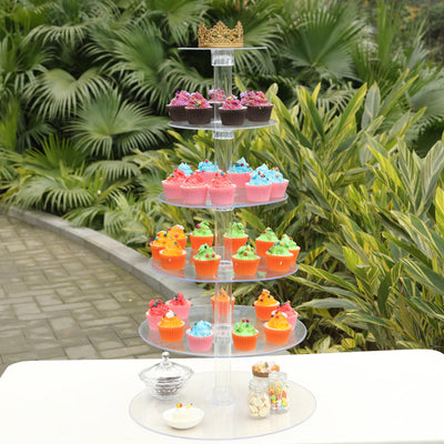 Acrylic Cupcake Stand, Tiered Cupcake Stand, Dessert Holder, Tiered Dessert Stand, Cupcake Tower Stand#size_parent