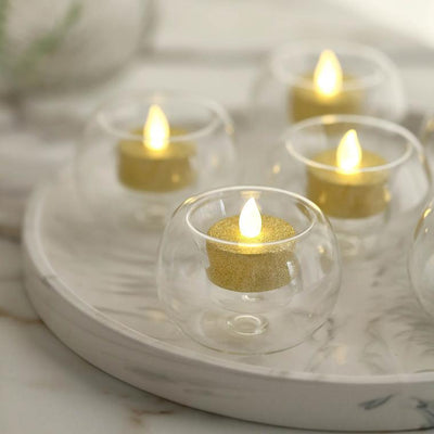 glass globe candle holder, glass votive candle holders, clear votive candle holders, decorative votive candle holders, votive candle stand#color_clear