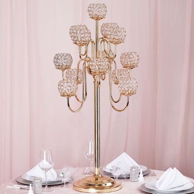 Crystal Candelabra, Tall Candle Stands, Metal Candle Holders, Floor Candelabra, Candelabra Floor Lamp#color_parent