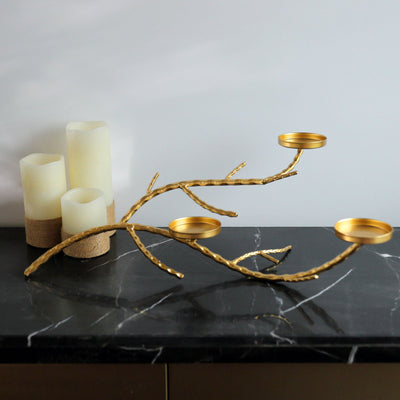 branch candle holders, gold candle holders, metal candle holders, vvotive candle holders, candle holder centerpieces#size_parent