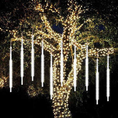 Outdoor Icicle Lights, Dripping Icicle Christmas Lights, Dripping Icicle Lights, Drippy Lights, Cascading Christmas Lights#color_clear