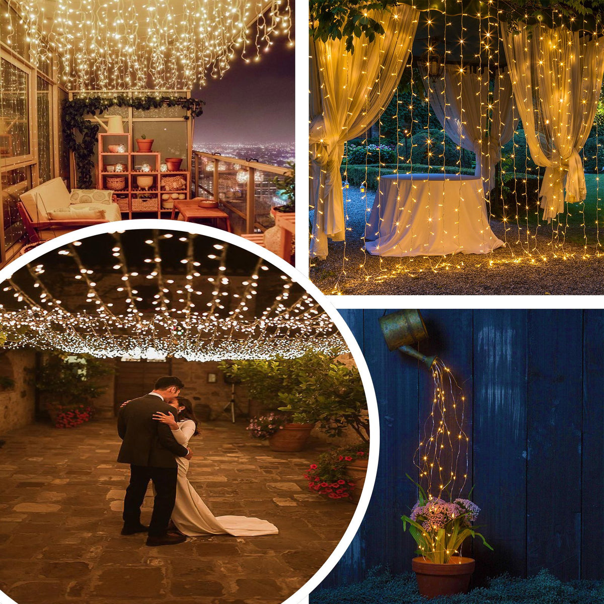 100 LED Connectable String Lights 120V Fairy Lights 30ft eHomemart
