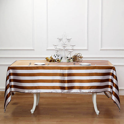 rectangle tablecloth, Satin tablecloth, striped tablecloth, decorative table covers, 60 x 102 tablecloth#color_parent