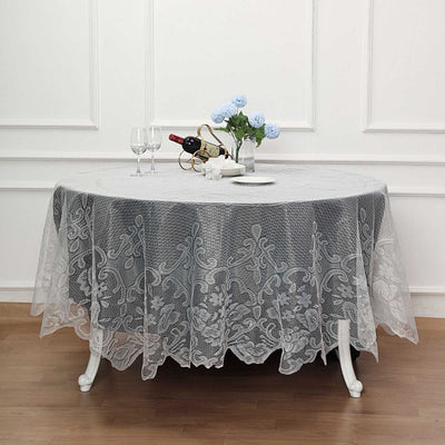 round tablecloth, polyester tablecloths, lace tablecloths, round floral tablecloth, dining room tablecloth#color_parent