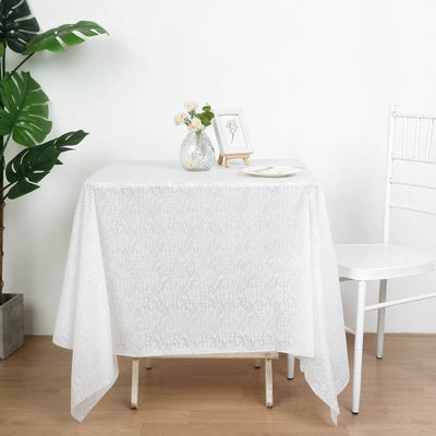 vinyl tablecloth, square vinyl tablecloth, vinyl table covers, waterproof tablecloth, plastic tablecloth#color_white