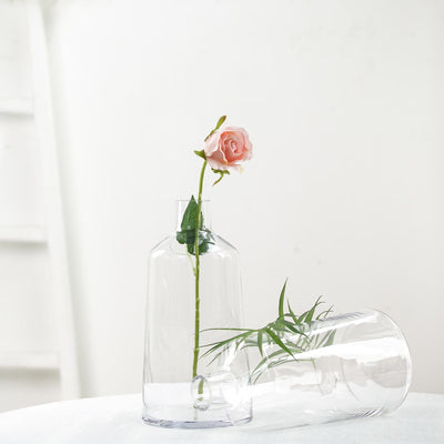 clear glass vase, glass bud vase, flower bud vase, bottle vase, centerpiece vases #size_parent