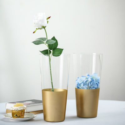dipped vase, bud vase, cylinder vase, glass flower vase, centerpiece vases#color_parent 
