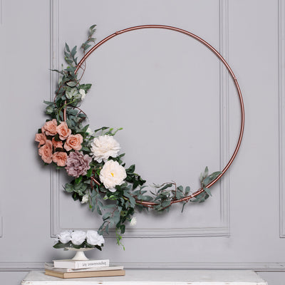 Hoop Wreath, Floral Hoop Wreath, Metal Hoop Wreath, Embroidery Hoop Wreath, Hula Hoop Wreath#size_parent