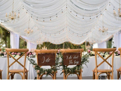 What Is Needed For A Backyard Tent Wedding?