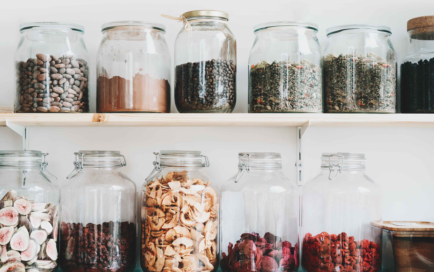 Glass Jars, Glass Dispenser, Mason Jars, Kitchen Canisters