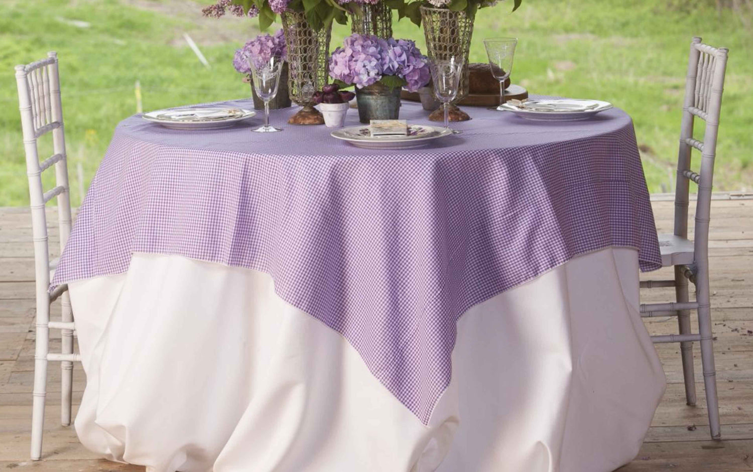 Table Overlays, Square Table Toppers, Round Table Toppers