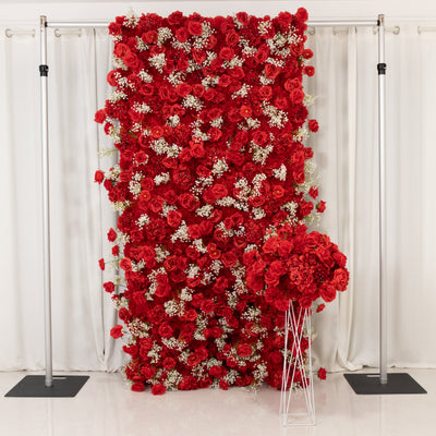 roll up flower wall, flower wall backdrop, rose flower panel, artificial flower backdrop, silk rose flower wall, floral backdrop#color_parent
