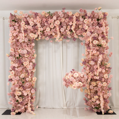 flower wall arch, artificial flower backdrop, silk flower backdrop, artificial silk flowers, flower wall, floral backdrop, silk flower panel#color_parent