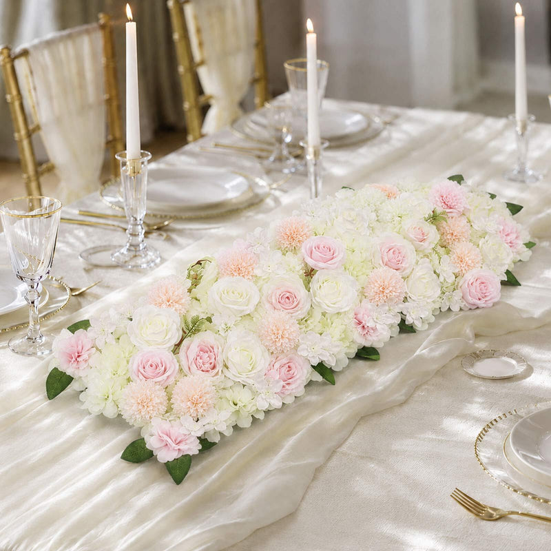 Pre-Arranged Silk Flower Runner 40