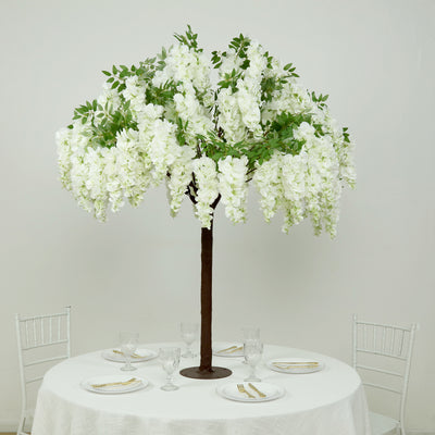 silk wisteria tree, 5ft wisteria tree, artificial flower tree, flower floor display, wisteria flower, artificial wisteria#color_parent