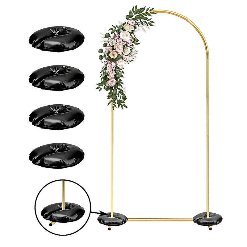 4 Pack Water Bags – Heavy Duty Reusable PVC Fillable Base Weights for Balloon Columns & Arch Stand Support - 14