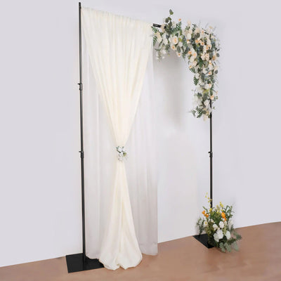 portable backdrop stand, metal backdrop stand, photo backdrop stand, backdrop stand kit, background stand#color_black