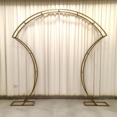8ft metal arch frame, arch stand, gold backdrop, backdrop stand, metal backdrop stand#color_parent