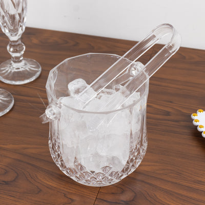 plastic ice bucket, small ice bucket, ice bucket, beverage cooler, ice holder, beverage chiller, bar ice holder#color_parent