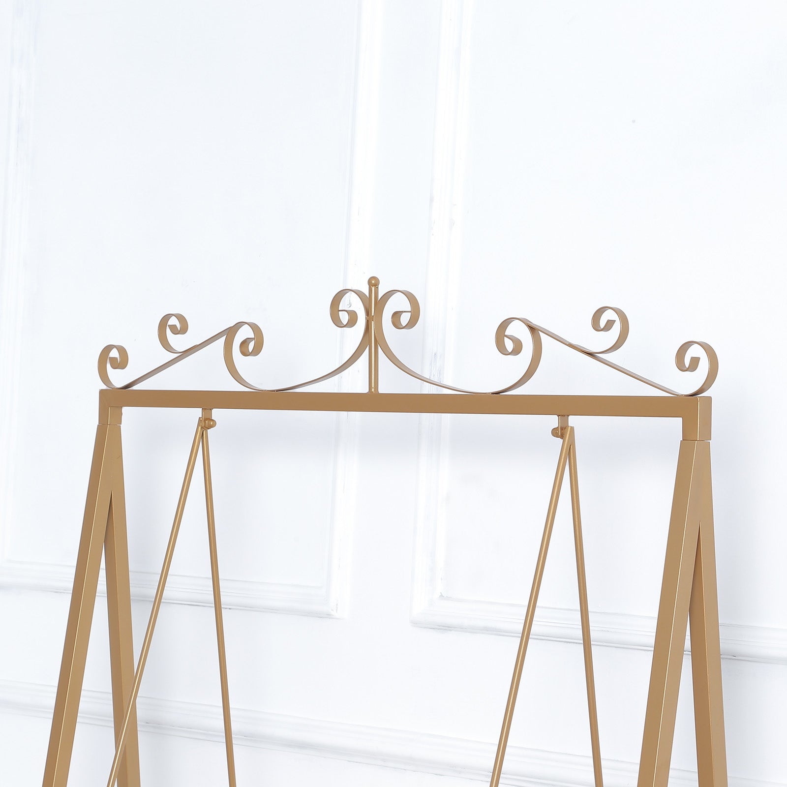 Swing Display Racks Gold Metal Swing Display Stand, Centerpiece Decoration Home Decor 6ft ...