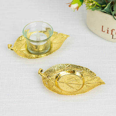 votive candle holders, metal candle holders, decorative candle holder, centerpiece candle holder, leaf candle holder#color_parent
