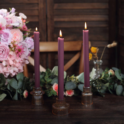Taper Candles, Unscented Candles, Tapered Candlesticks, Decorative Taper Candles, Ribbed Candles#color_parent