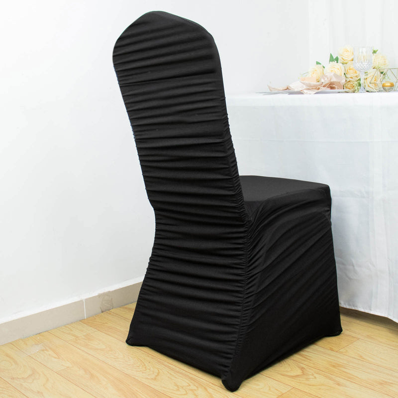 Rouge Stretch Spandex Fitted Banquet Chair Cover