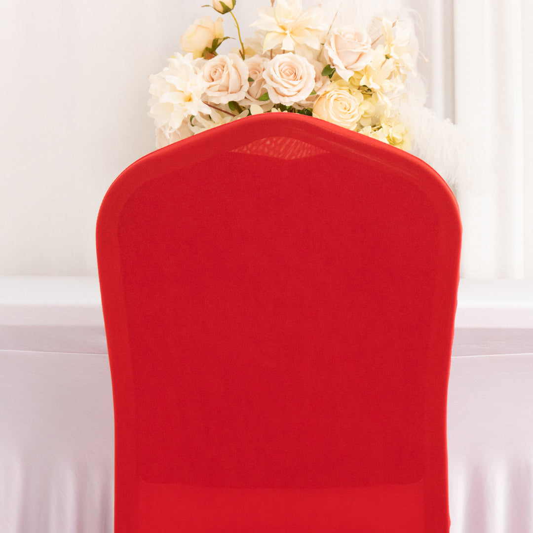 cheap red chair covers