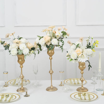 Bottle Style Hinged Vases 5 Glass Vases, Metal Holder Dining, Kitchen  Vintage Inspo Weddings, Showers, Events Tablescapes, Floral 