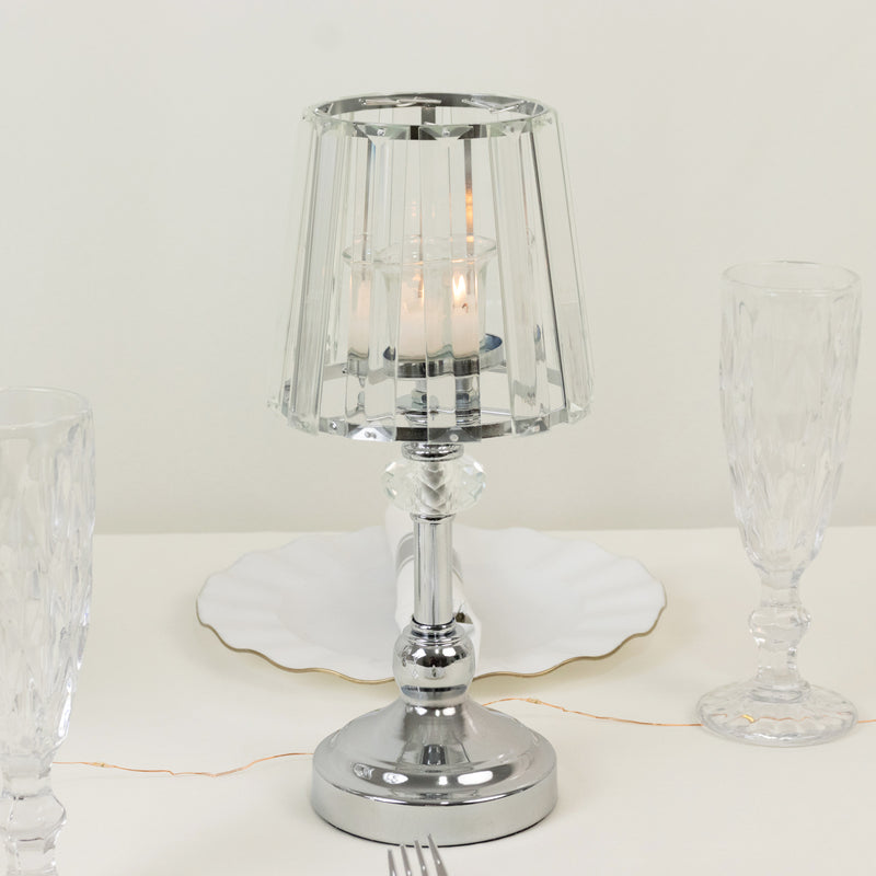 2-Pack Crystal Pendant Candle Holders 11