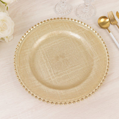 glass charger plates, charger plates, gold charger plates, beaded rim charger plates, cross-stitch pattern chargers, decorative chargers#color_parent
