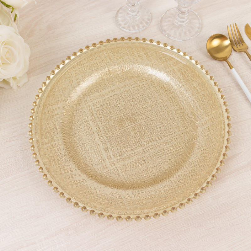 8-Pack Glass Charger Plates 12