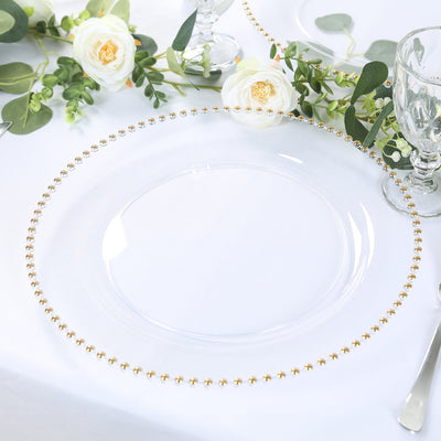 plastic, charger plates, dinnerware chargers, decorative chargers, table chargers, beaded chargers#color_parent