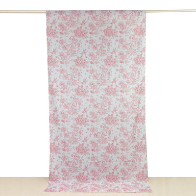 polyester curtain, curtain panel, backdrop, curtain, french toile curtain, backdrop panel#color_parent