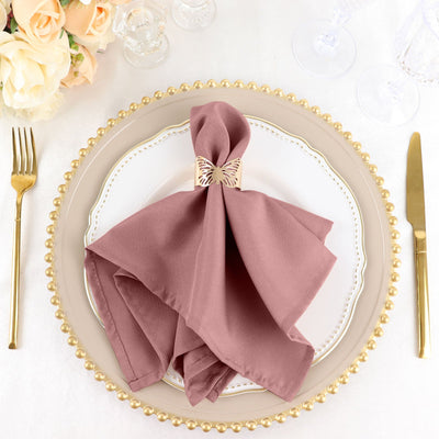 ACCENTHOME Natural Cotton Linen Napkin Set of 12 18x18 inch Dinner Napkins  - Washable Soft Premium Hotel Quality Reusable Napkins Perfect Table