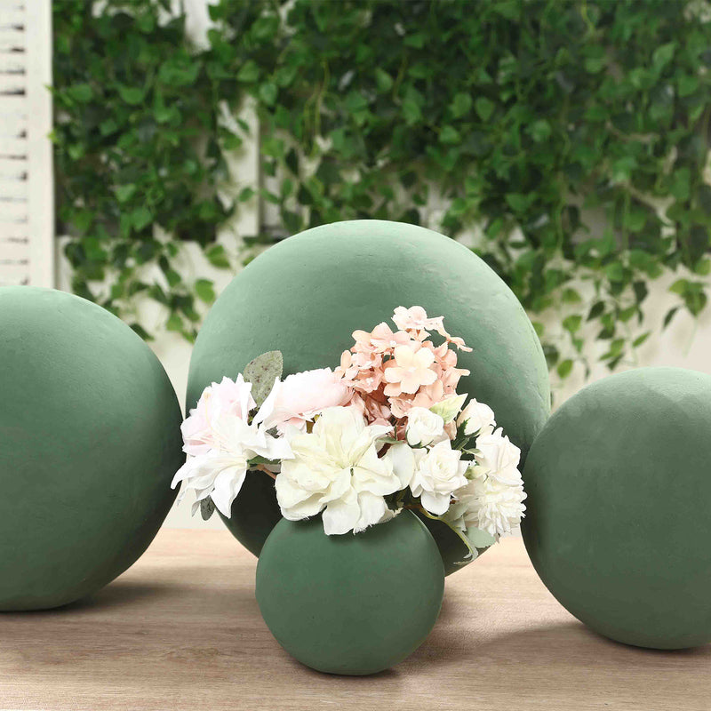 Green DIY Flower Arrangements Craft Foam Ball, Smooth Floral Foam Ball