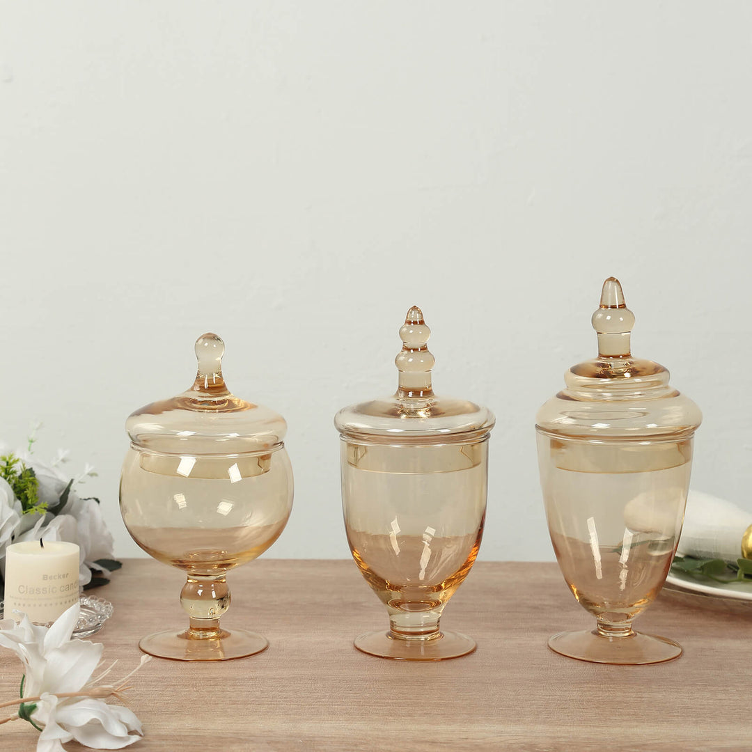 Gold Canister, Gold Apothecary Jar, Gold Jar, Gold Candy Jar, Gold store Coffee Pods Holder