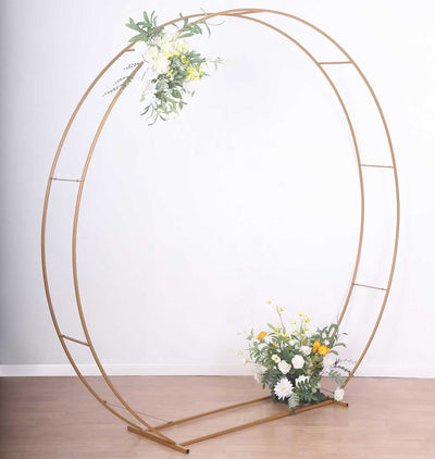 round backdrop stand, metal arch, metal backdrop stand, arch backdrop, backdrop frames#color_gold