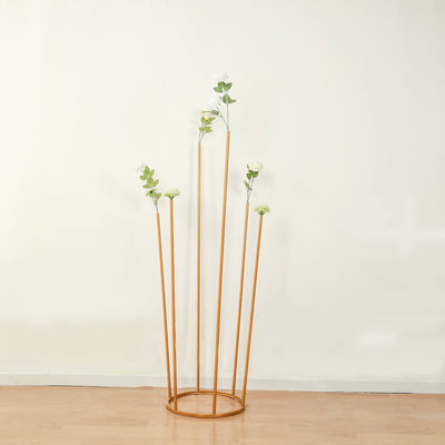 metal flower vases, single flower vases, floral vase, tube vases, bud vase centerpiece#color_gold