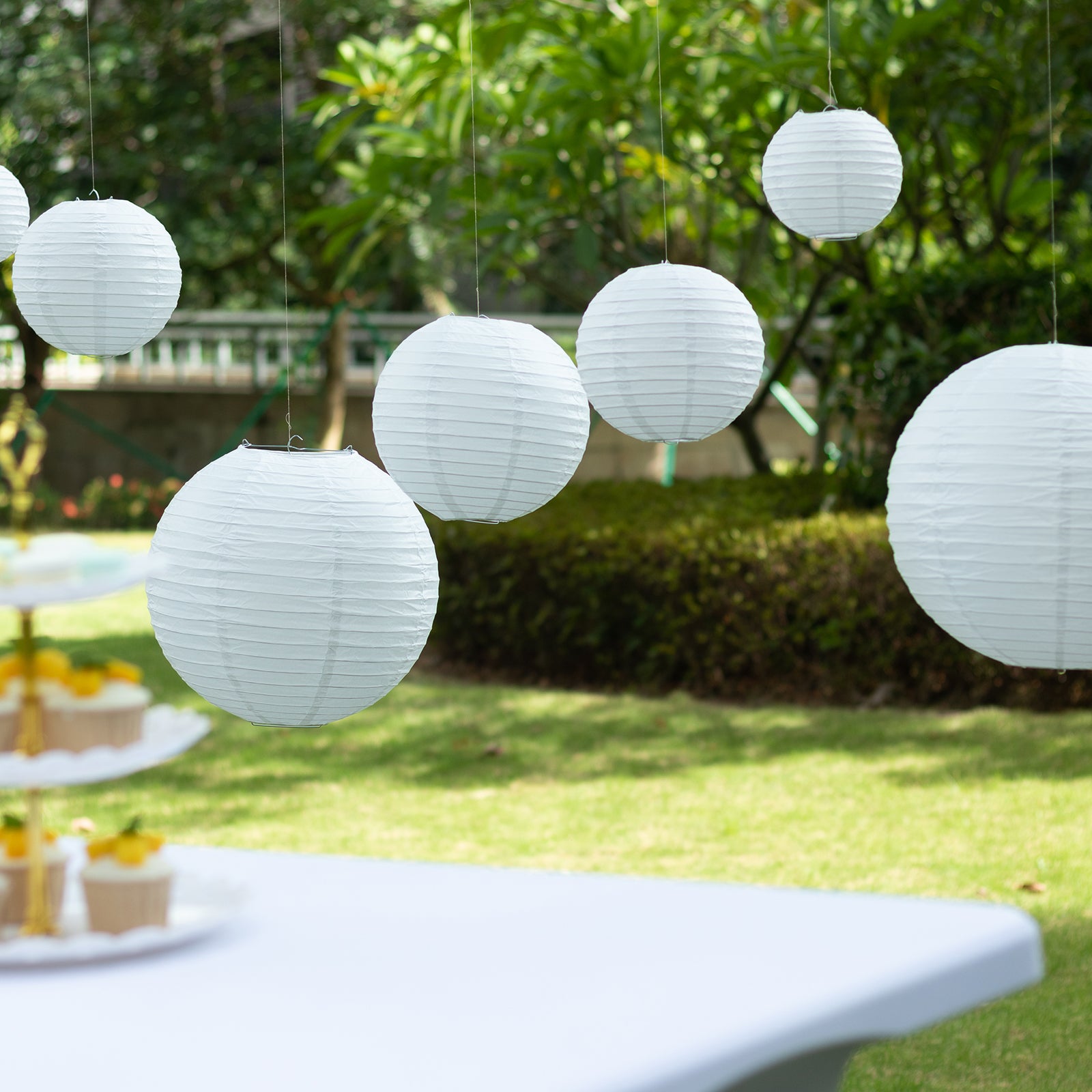 Hanging Paper Lanterns Assorted Sizes | eHomemart