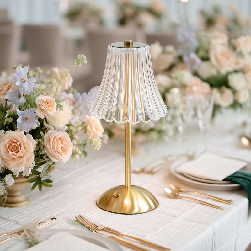 Gold Metal LED Table Lamp – 12