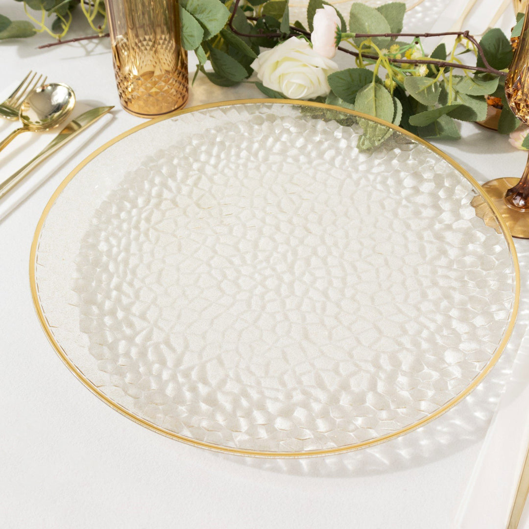 10 Glitter fashion Charger Plate *minimum order 10 plates*