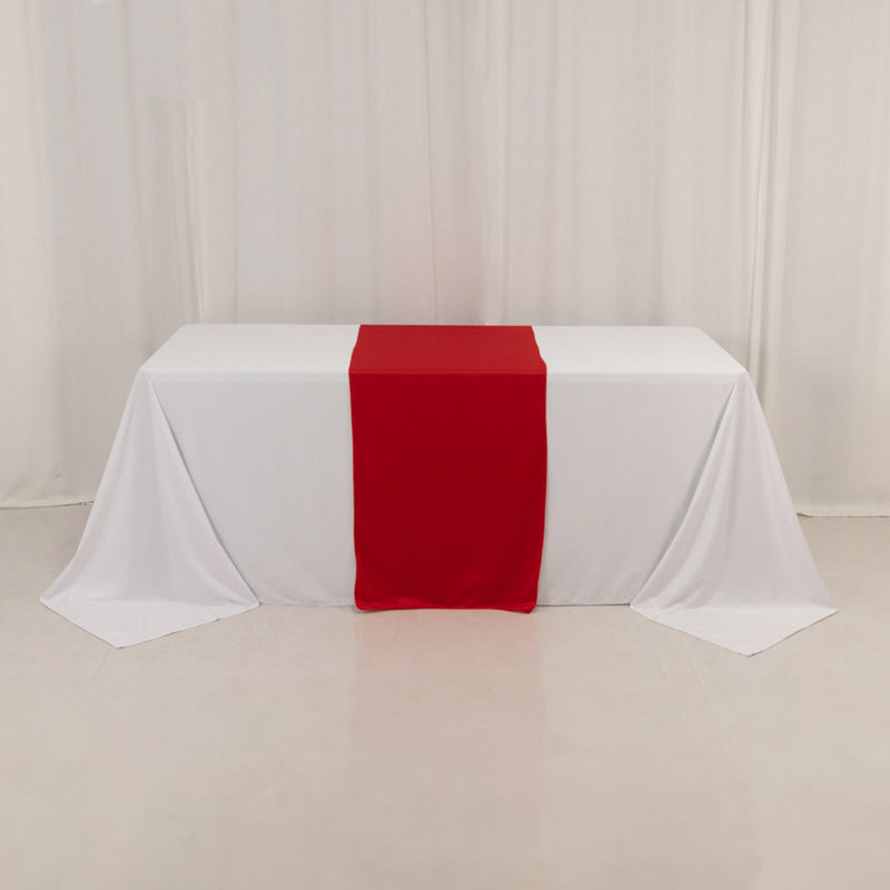 Wide Polyester Table Runner, Trade Show Table Decor - 24